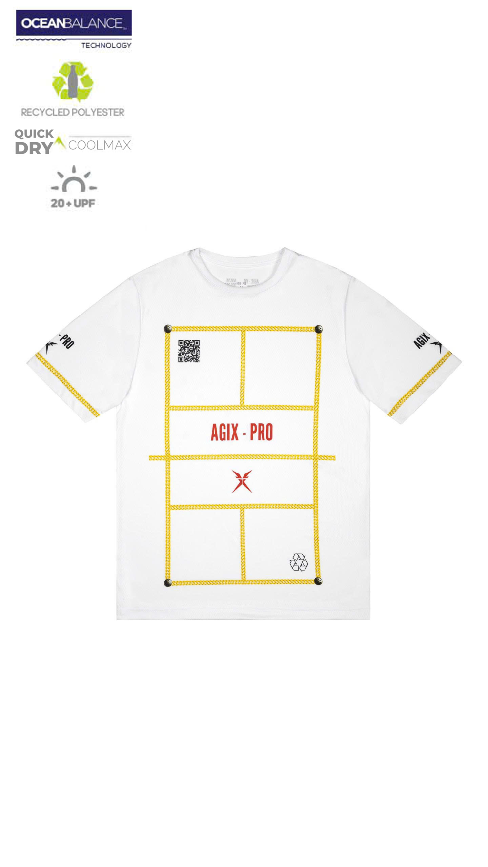 ÁO ARENA GRID WHITE