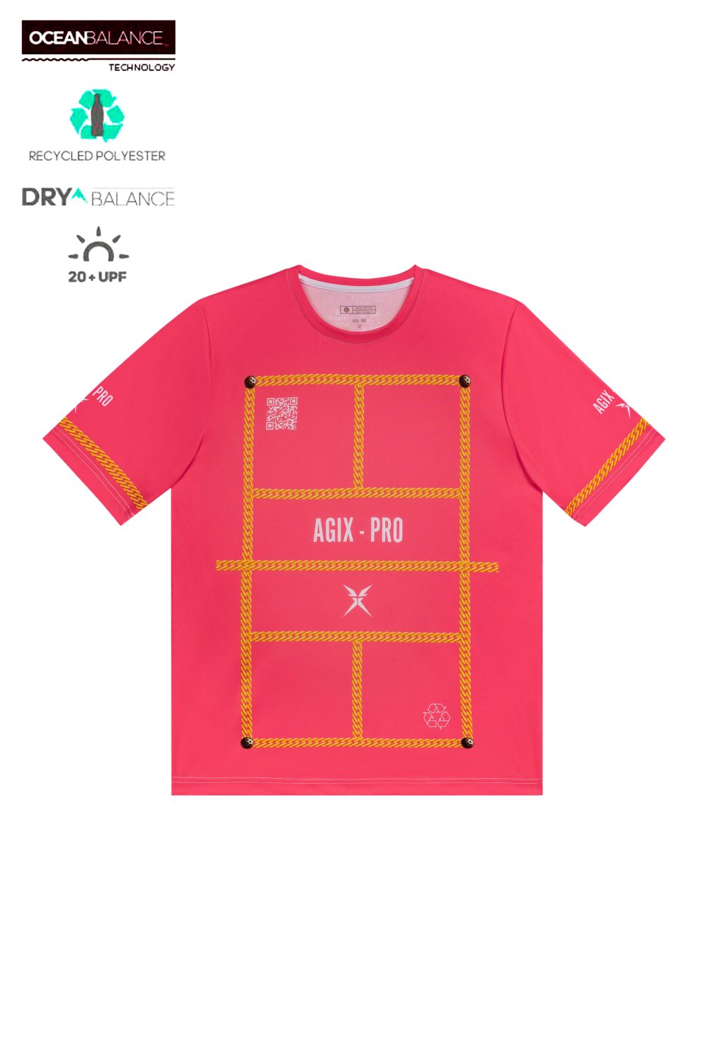 ÁO ARENA GRID – PINK EDITION